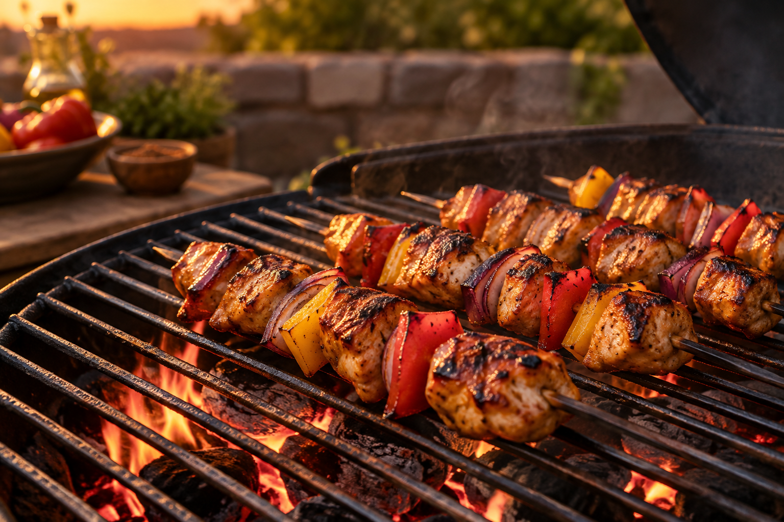 Barbecue chicken test kitchen draft